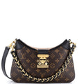 LV Twinny Handbag Monogram Canvas and Reverse Monogram Canvas with Leather