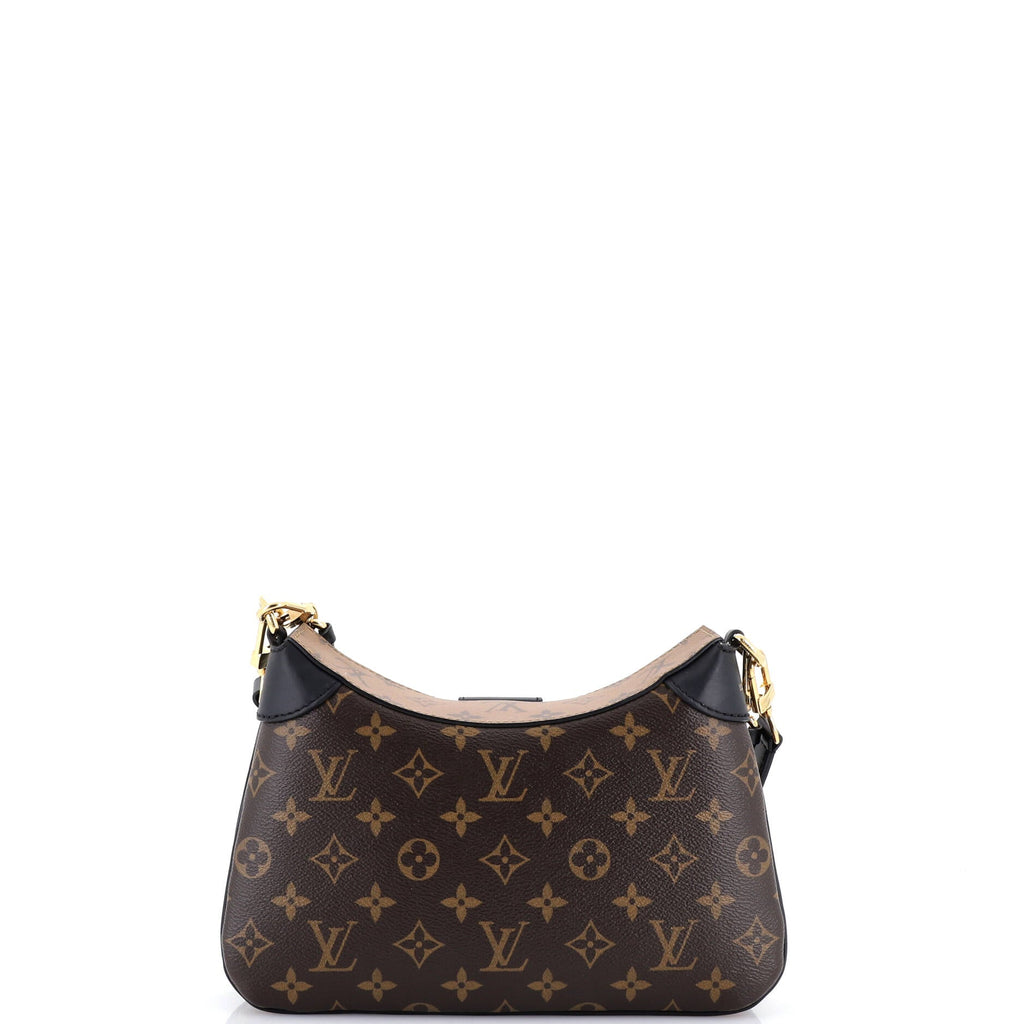 LV Twinny Handbag Monogram Canvas and Reverse Monogram Canvas with Leather