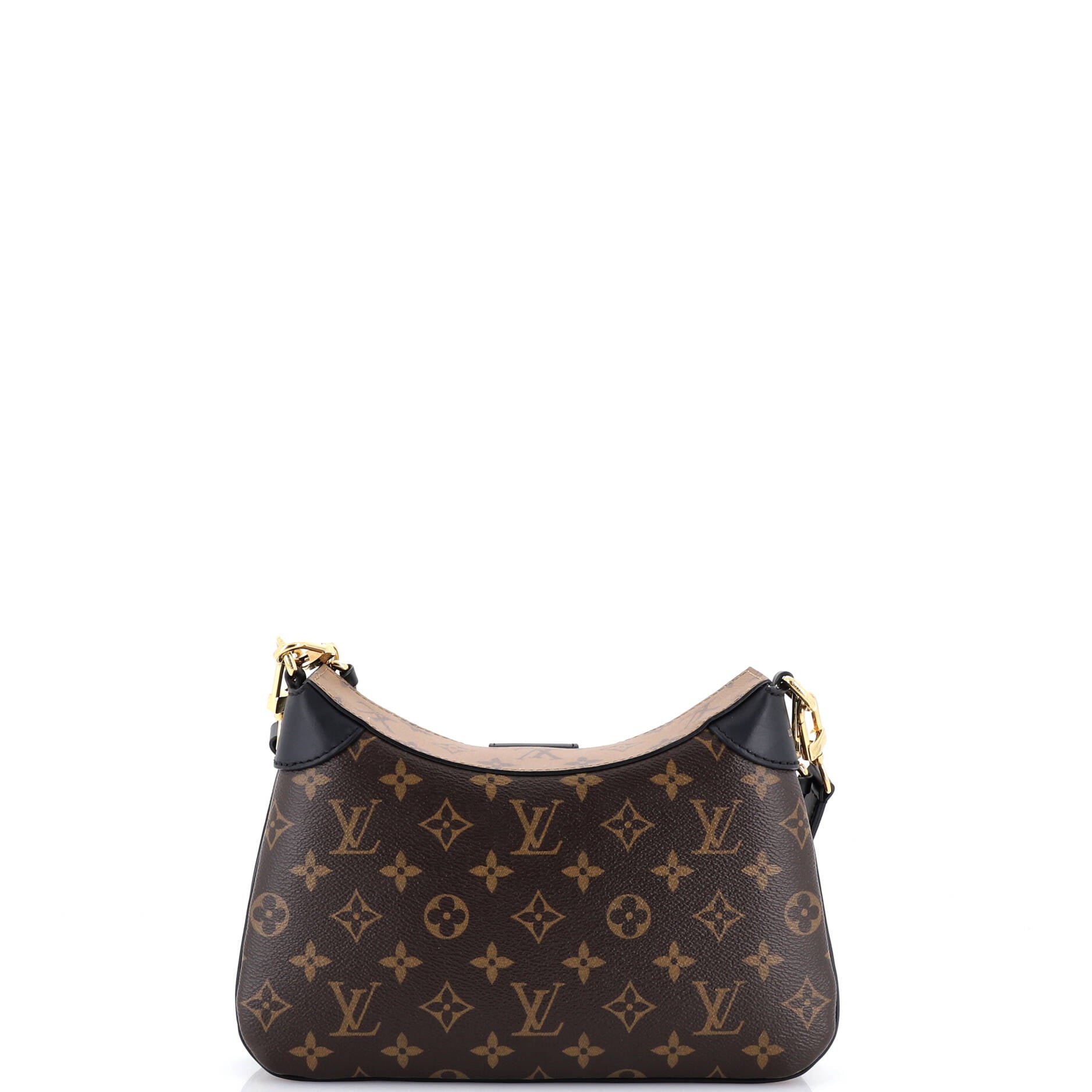 LV Twinny Handbag Monogram Canvas and Reverse Monogram Canvas with Leather