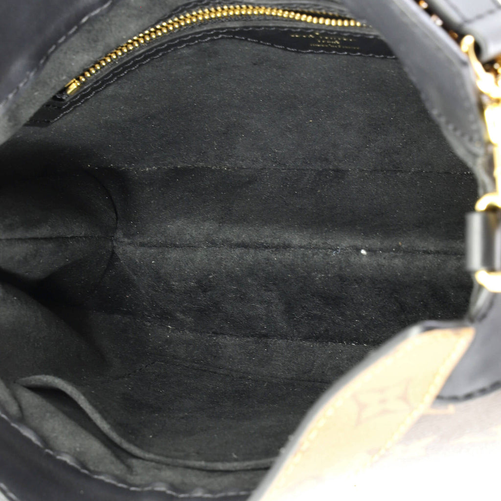 LV Twinny Handbag Monogram Canvas and Reverse Monogram Canvas with Leather