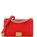 Boy Flap Bag Quilted Lambskin Old Medium