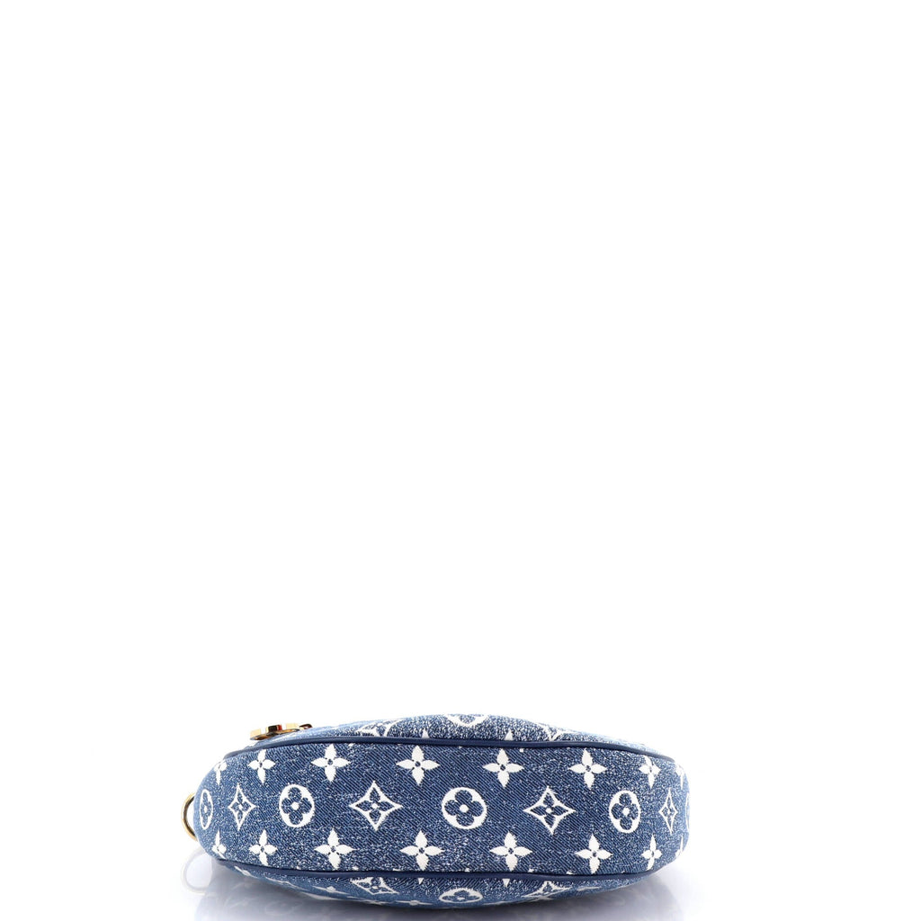 Loop Handbag Monogram Jacquard Denim