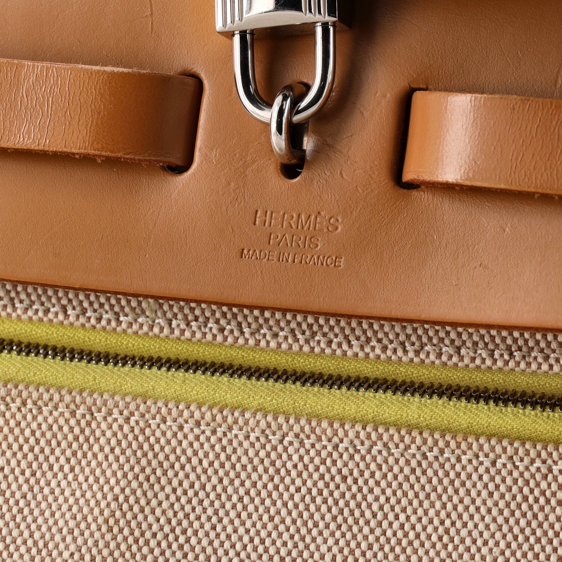 Herbag Zip Berline Vache Canvas and Leather 31