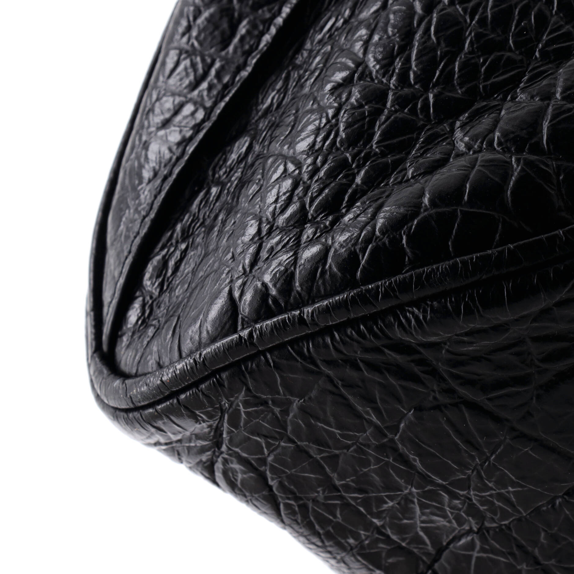 Niki Body Bag Crocodile Embossed Leather
