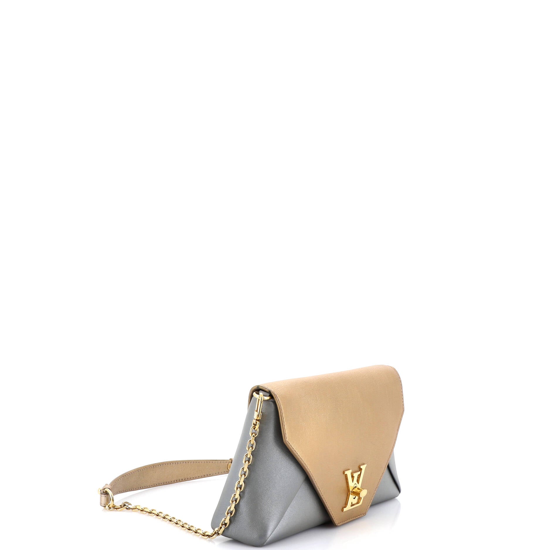 Love Note Chain Clutch Leather