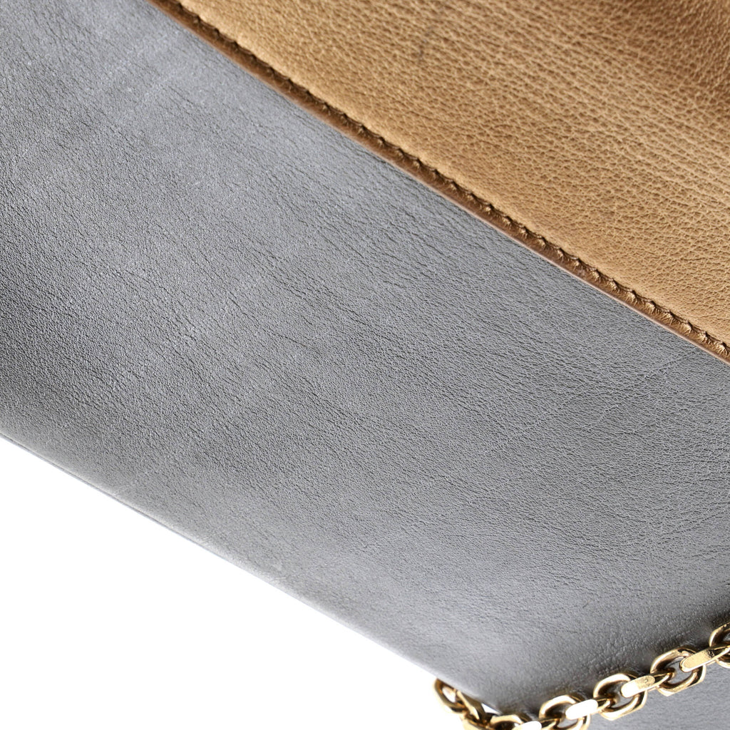 Love Note Chain Clutch Leather