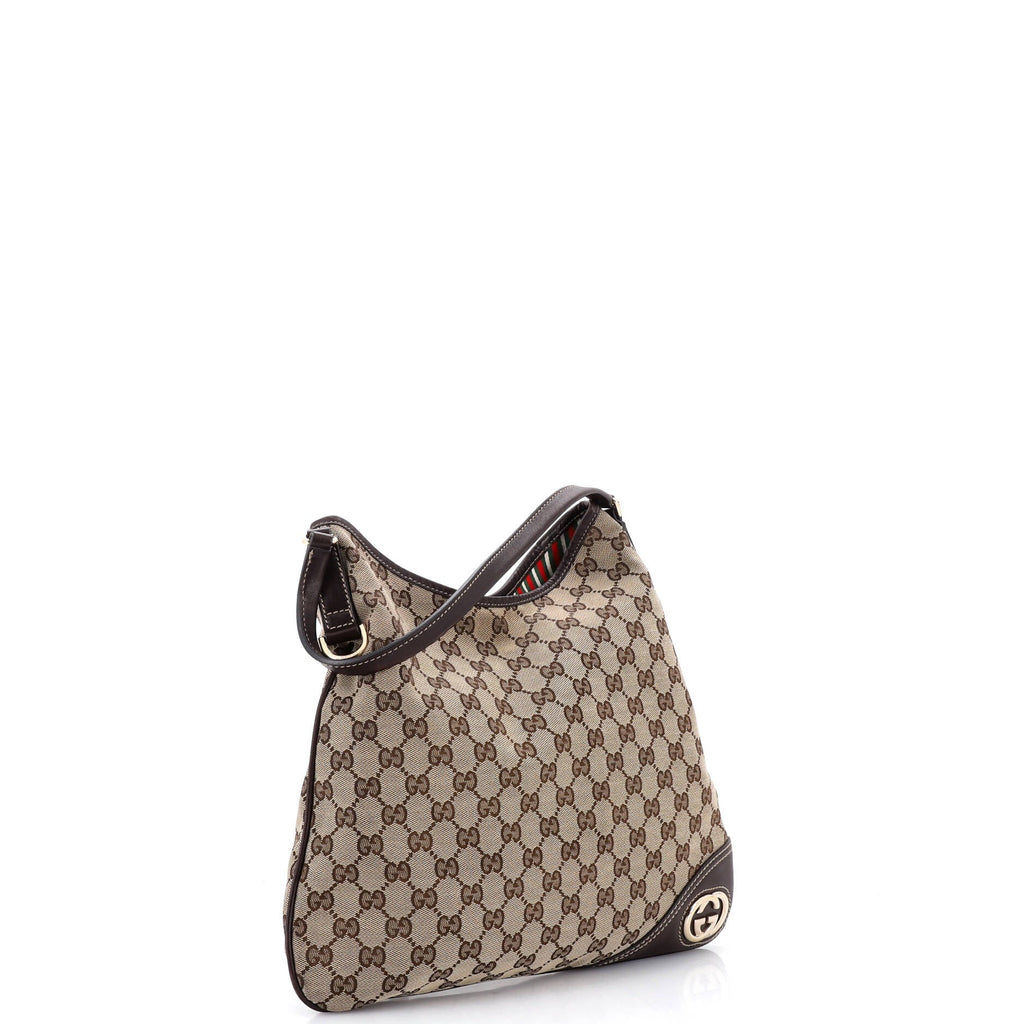 New Britt Hobo GG Canvas Medium