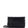 Cambon Wallet on Chain Quilted Leather