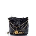 22 Chain Hobo Quilted Calfskin Mini