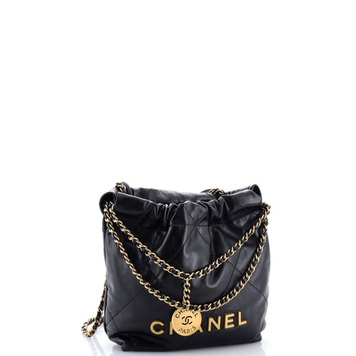 22 Chain Hobo Quilted Calfskin Mini