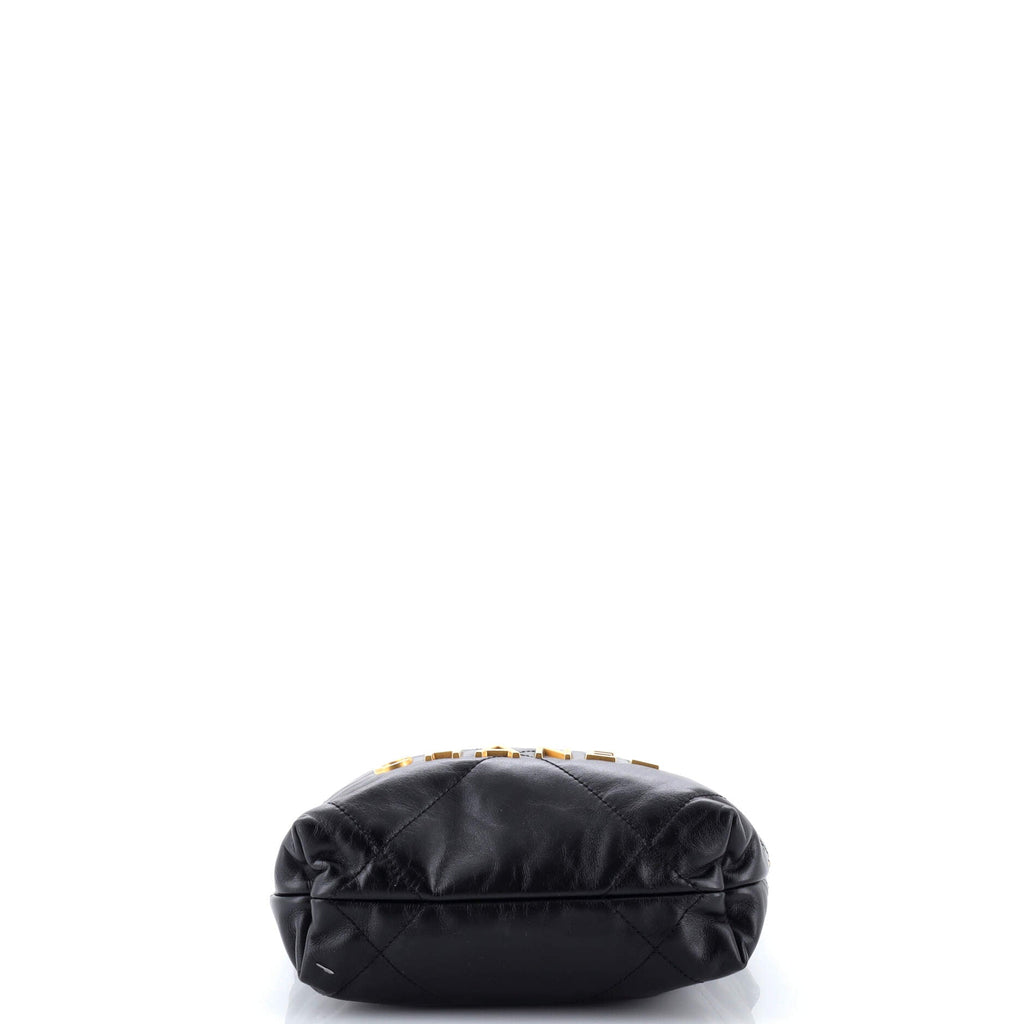 22 Chain Hobo Quilted Calfskin Mini