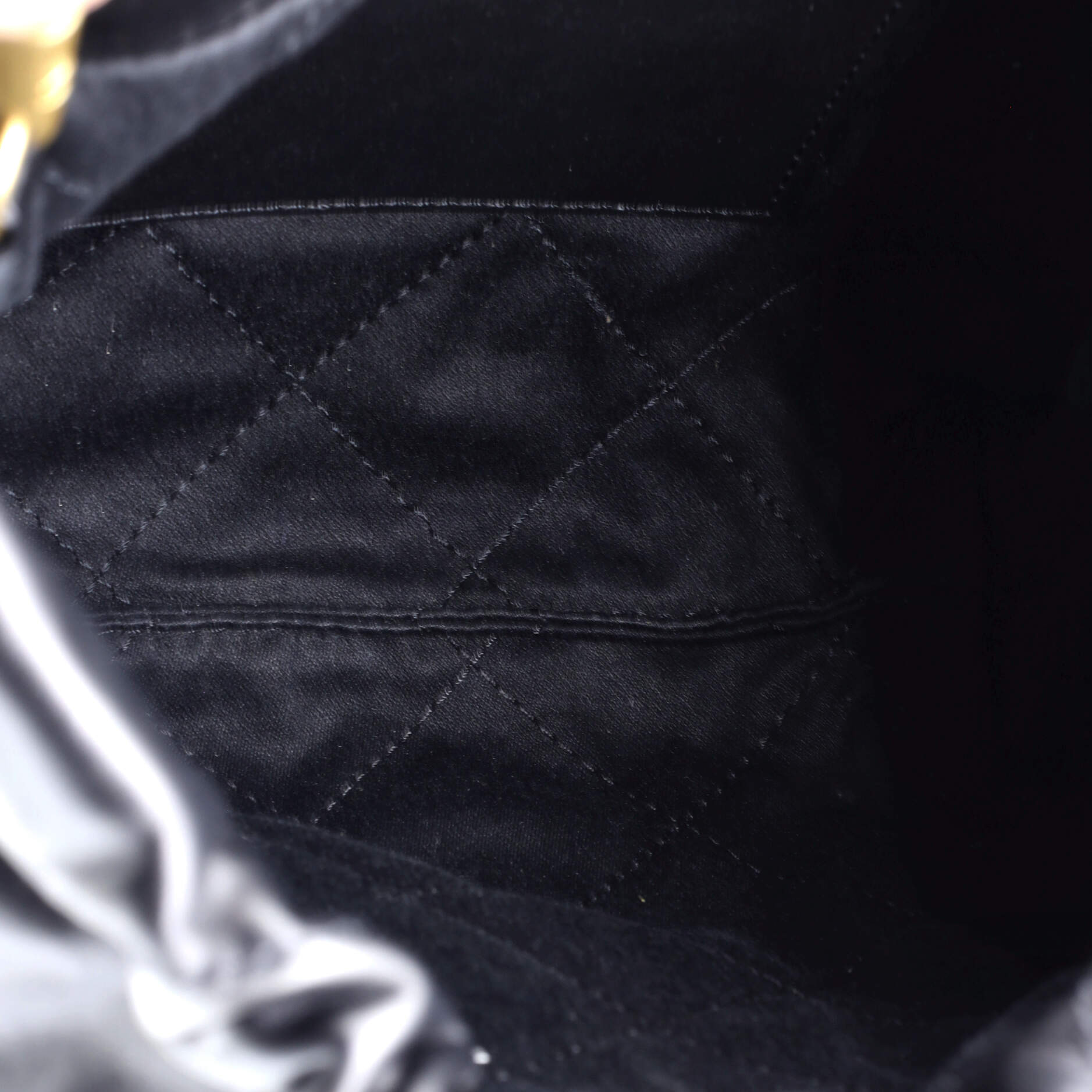 22 Chain Hobo Quilted Calfskin Mini