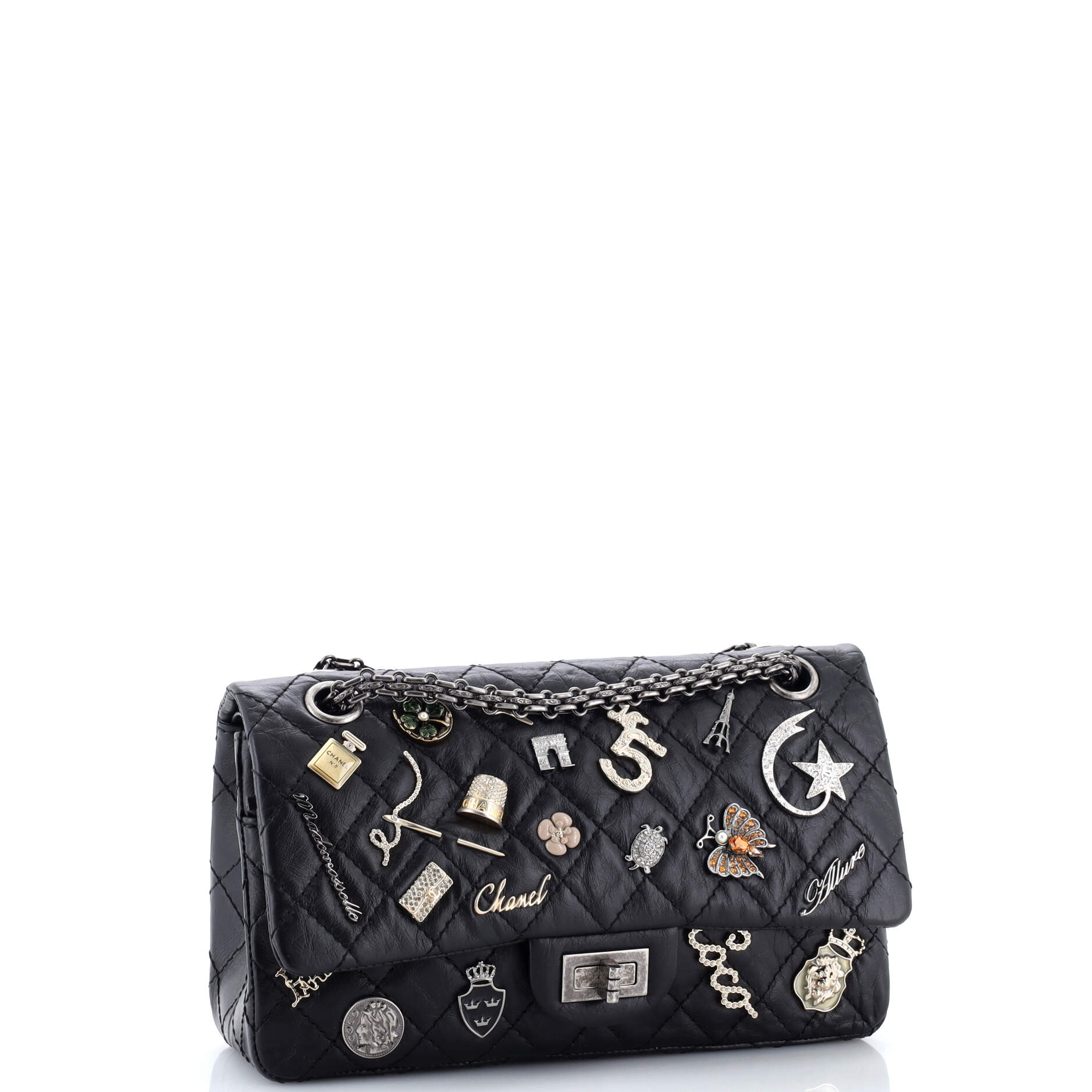 Lucky Charms Reissue 2.55 Flap Bag Quilted Aged Calfskin 225