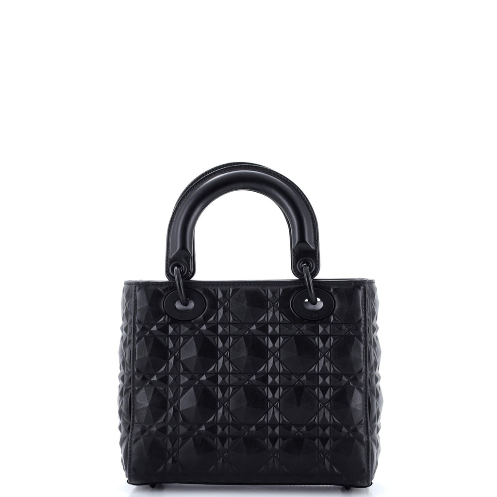 My ABCDior Lady Dior Bag Diamond Motif Cannage Calfskin Small