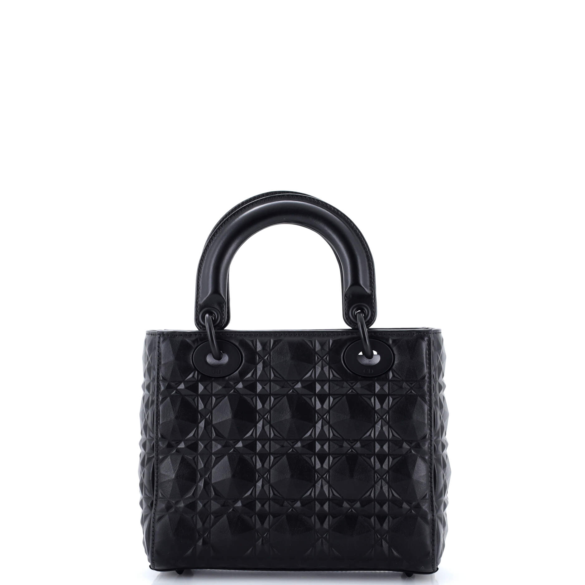 My ABCDior Lady Dior Bag Diamond Motif Cannage Calfskin Small