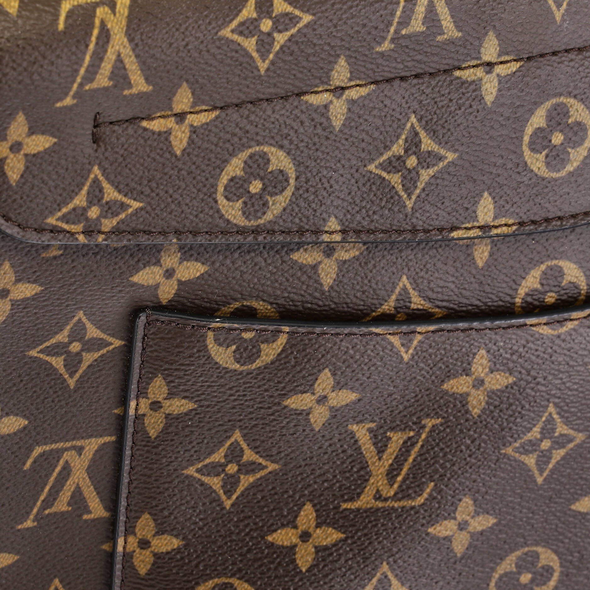 Braided Handle Beaubourg Handbag Monogram Canvas MM