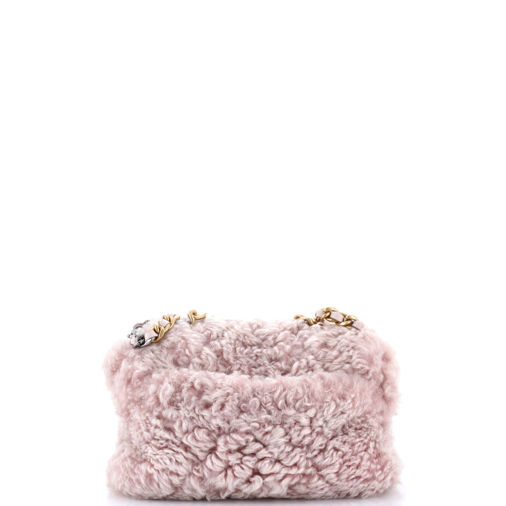 19 Flap Bag Shearling Medium