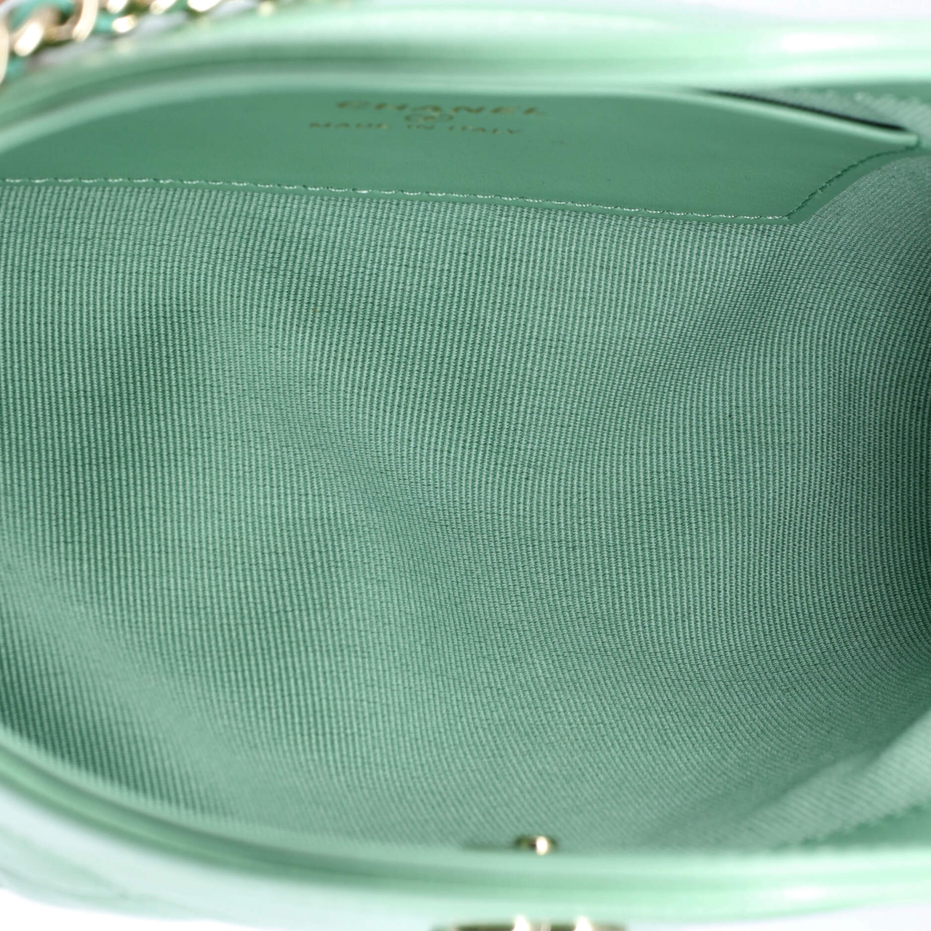 31 Shopping Bag Clutch with Chain Quilted Lambskin Small