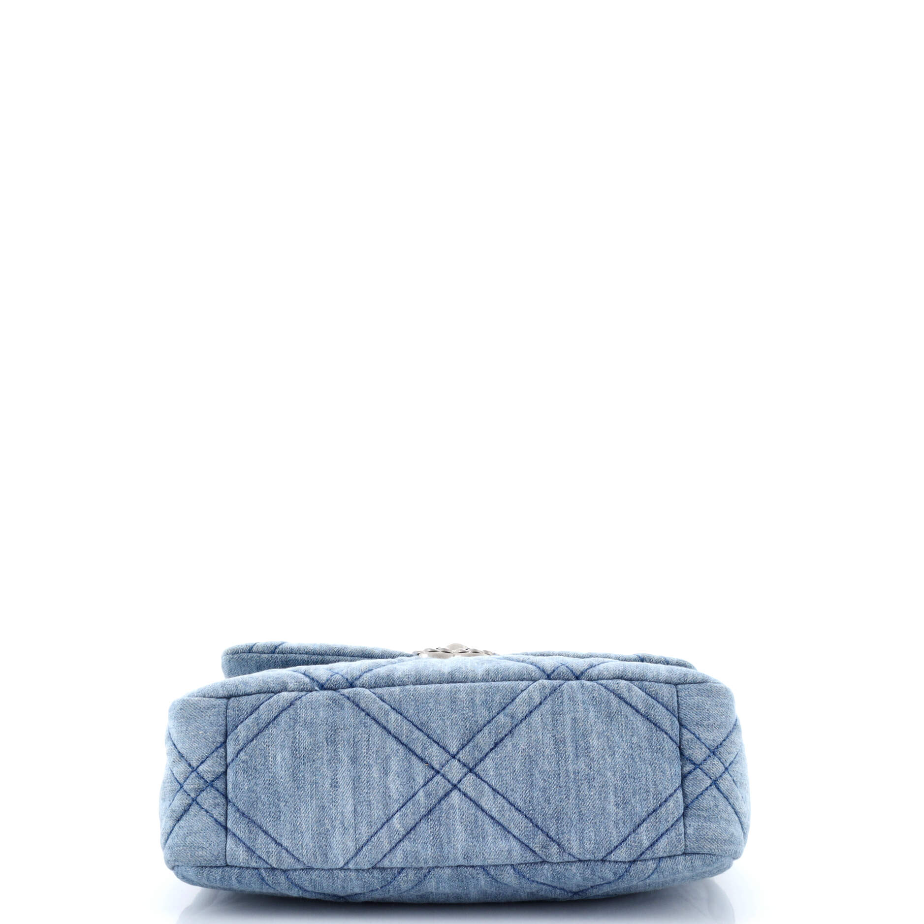 19 Flap Bag Quilted Denim Medium