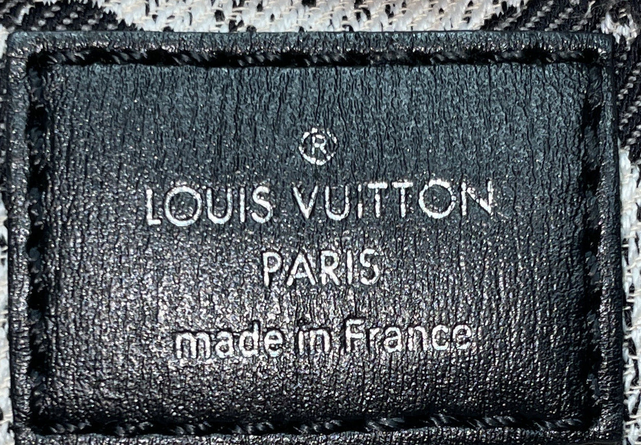 Loop Handbag Monogram Jacquard Denim