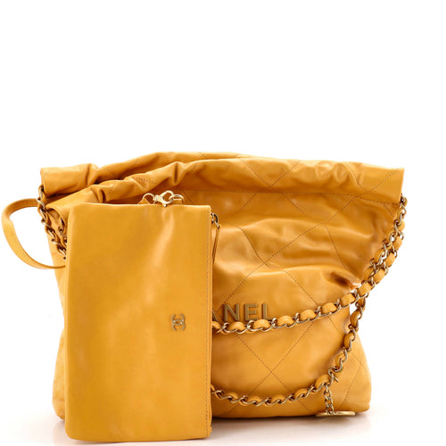 22 Chain Hobo Quilted Calfskin Small