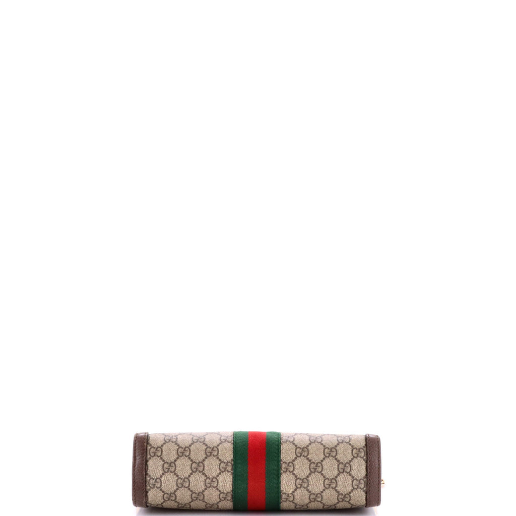 Ophidia Chain Shoulder Bag GG Coated Canvas Small