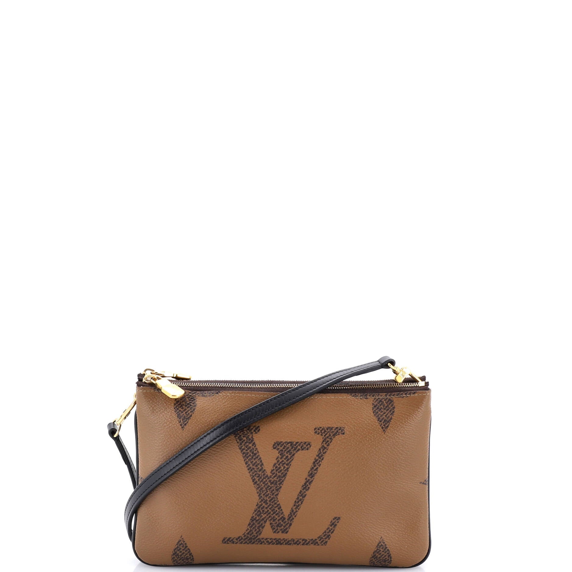 Double Zip Pochette Reverse Monogram Giant
