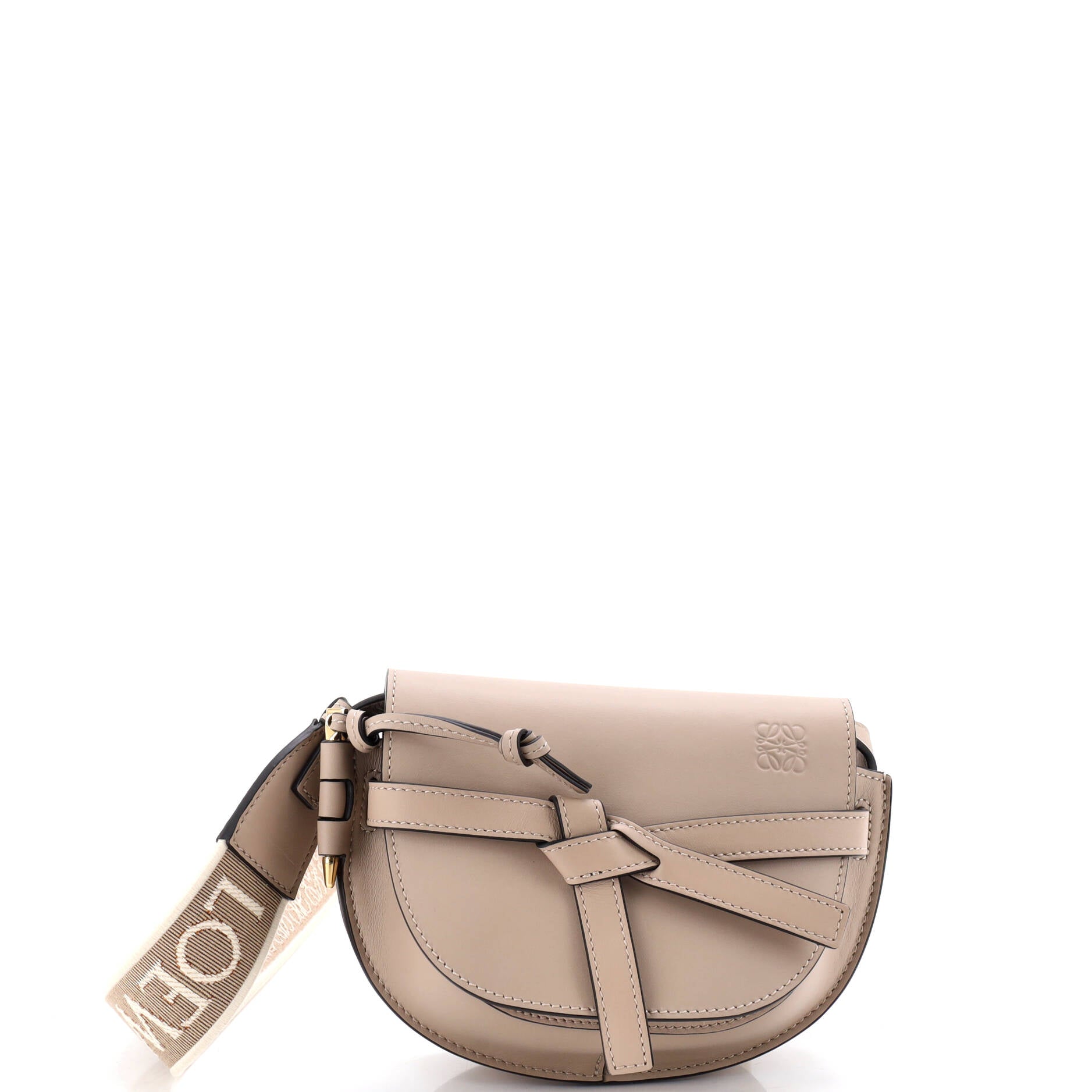 Gate Dual Shoulder Bag Leather Mini