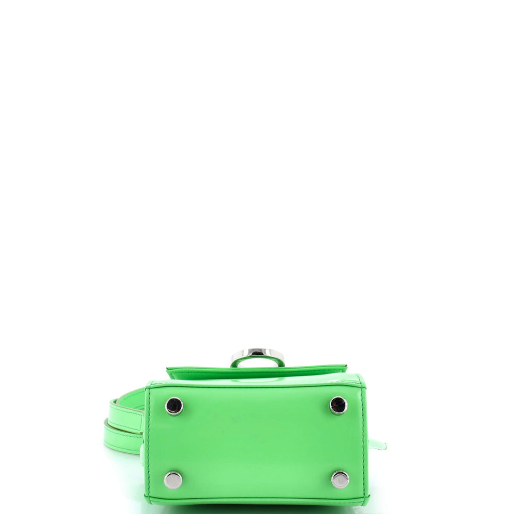 Iconic Top Handle Bag Leather Micro