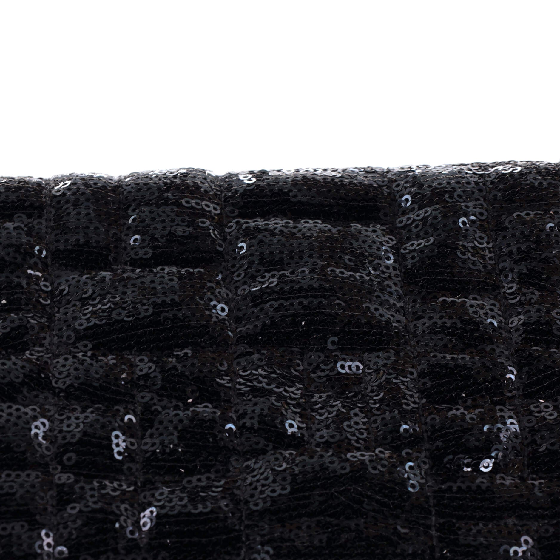Miss Charles Flap Bag Quilted Sequins and Python Medium