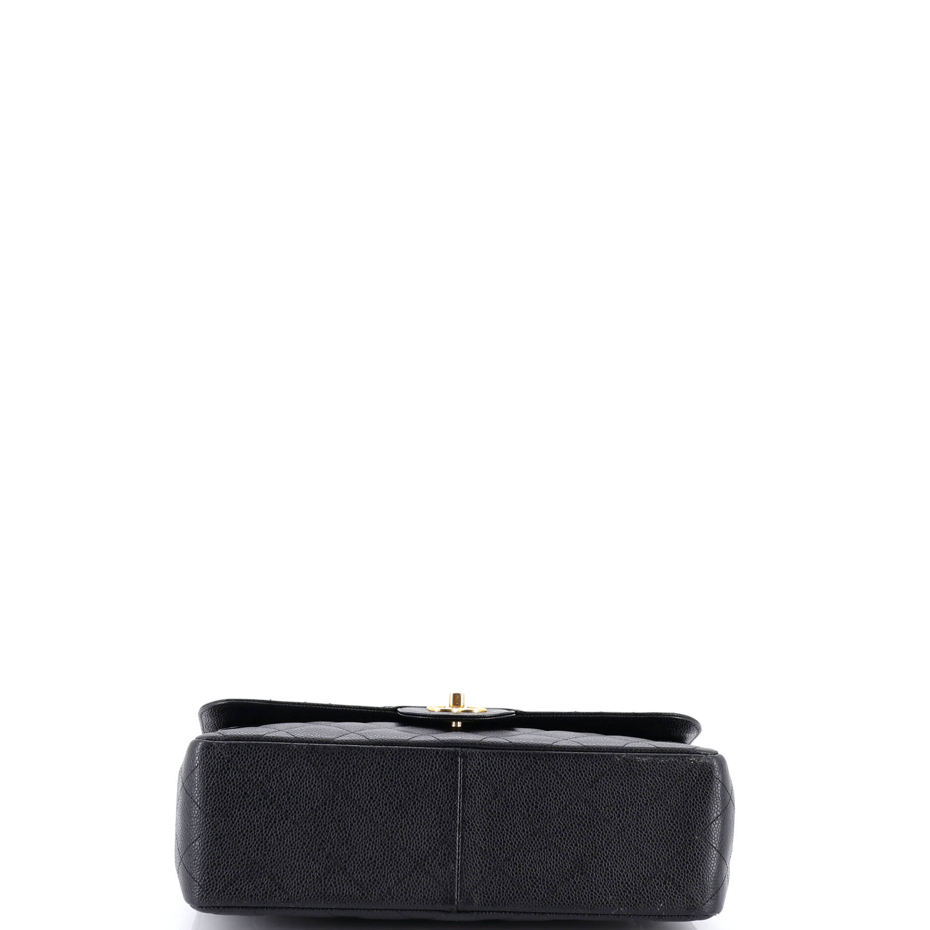 Vintage Classic Double Flap Bag Quilted Caviar Jumbo
