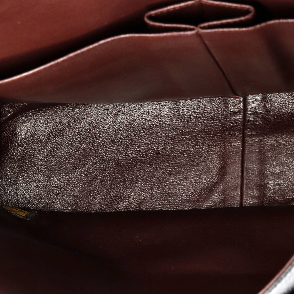 Vintage Classic Double Flap Bag Quilted Caviar Jumbo