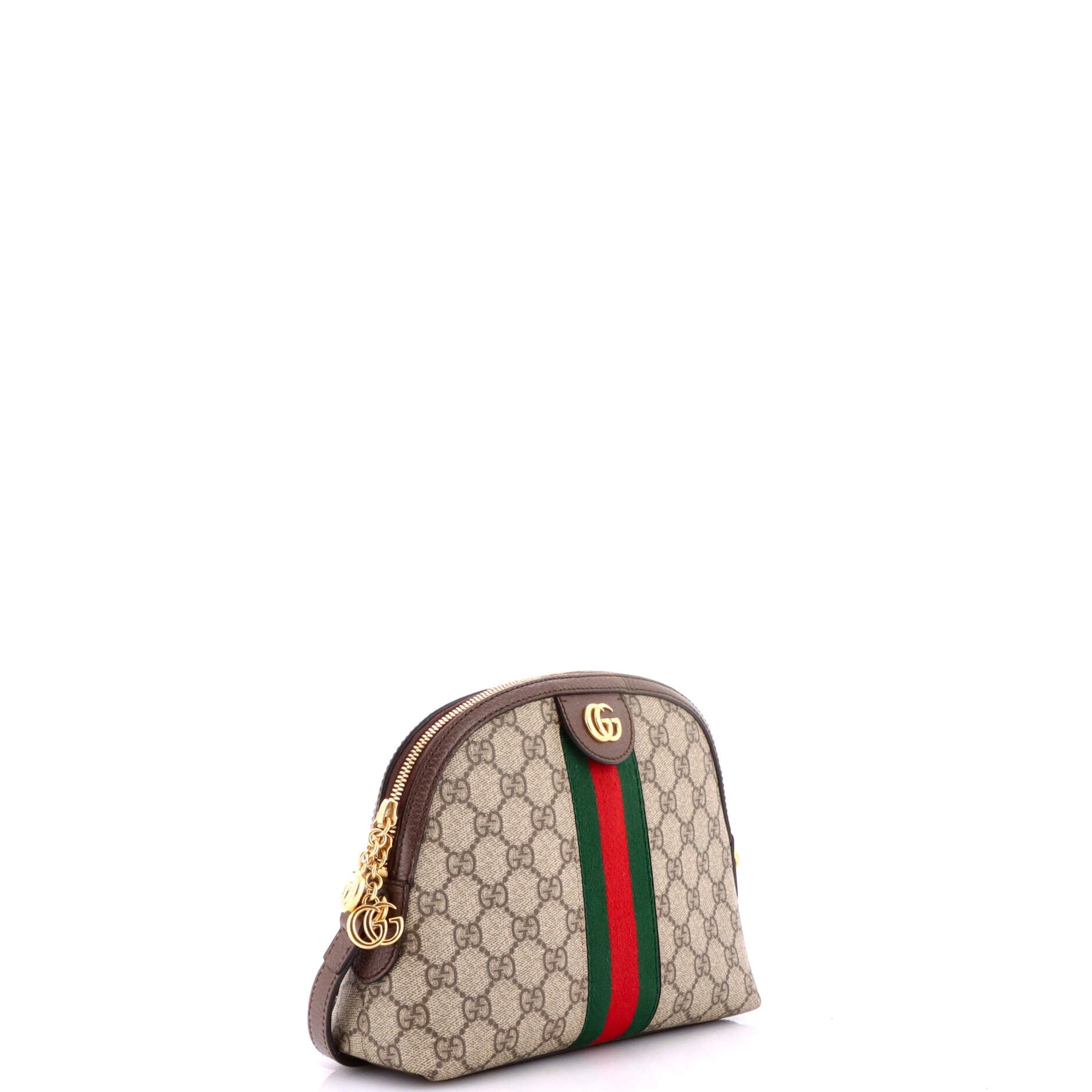 Ophidia Dome Shoulder Bag GG Coated Canvas Small
