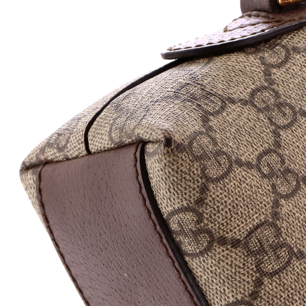 Ophidia Dome Shoulder Bag GG Coated Canvas Small