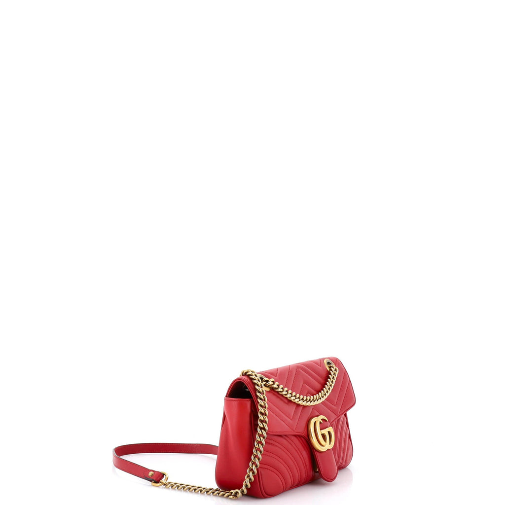 GG Marmont Flap Bag Matelasse Leather Small