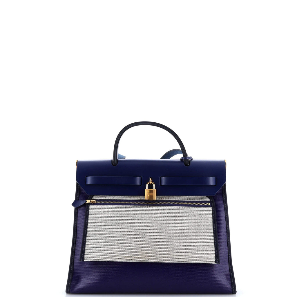 Herbag Zip Berline Vache Canvas and Leather 31