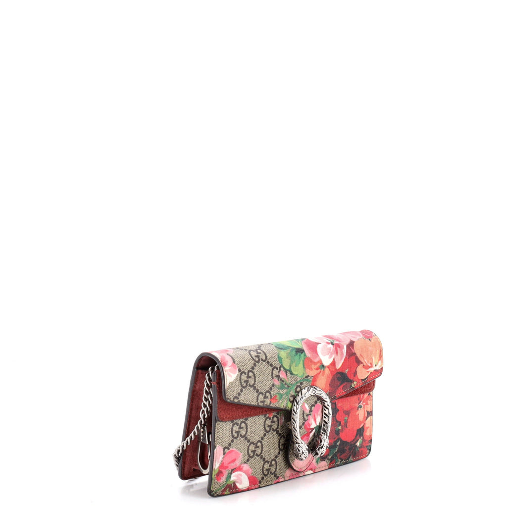 Dionysus Bag Blooms Print GG Coated Canvas Super Mini
