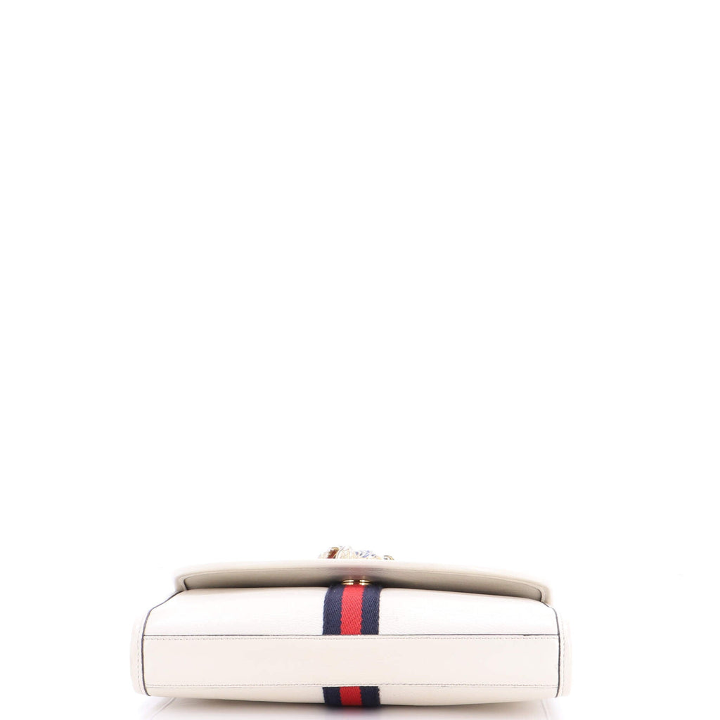 Rajah Web Chain Shoulder Bag Leather Small