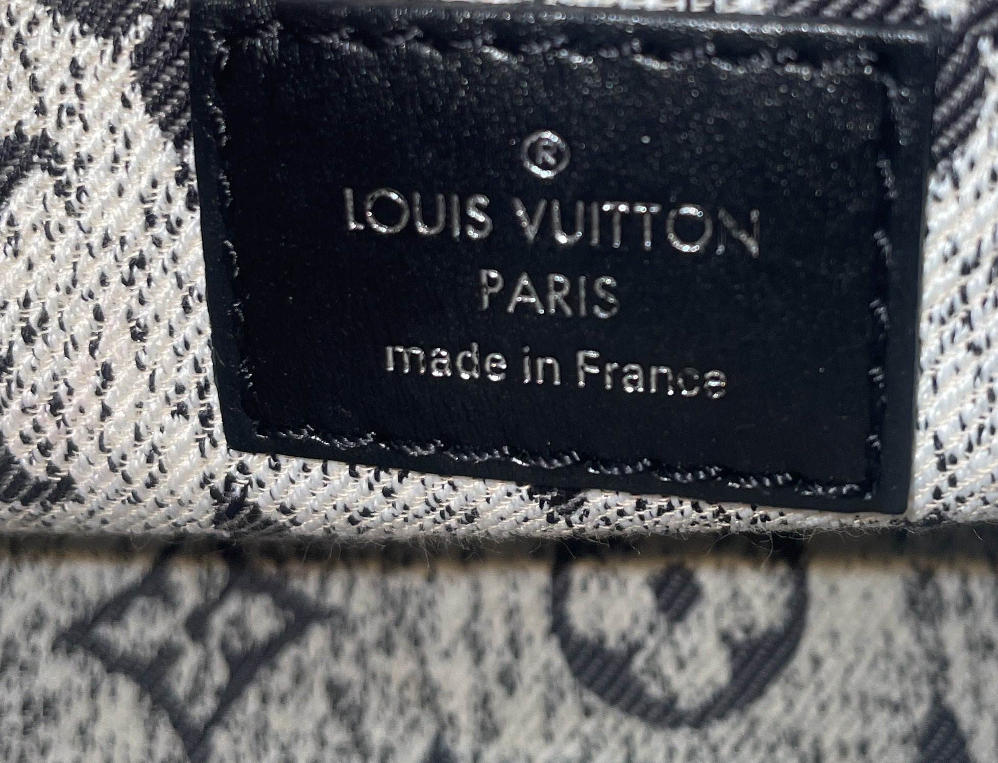 Loop Handbag Monogram Jacquard Denim
