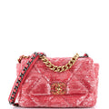 19 Flap Bag Quilted Sequins Medium