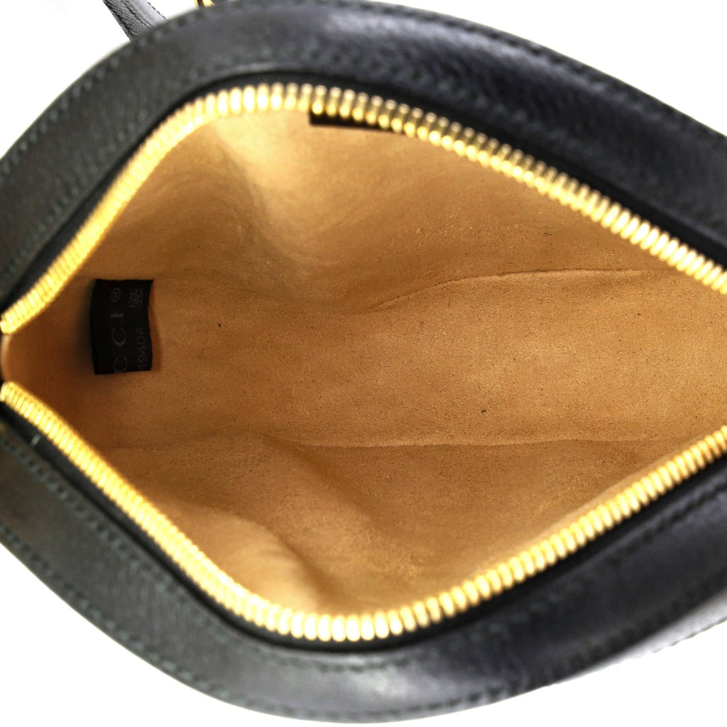 Ophidia Round Shoulder Bag Leather Mini