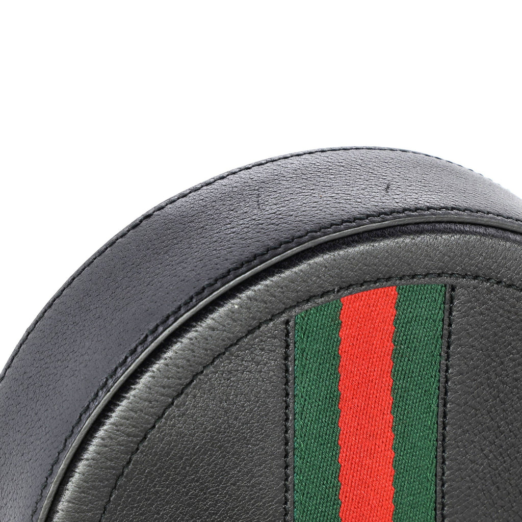 Ophidia Round Shoulder Bag Leather Mini