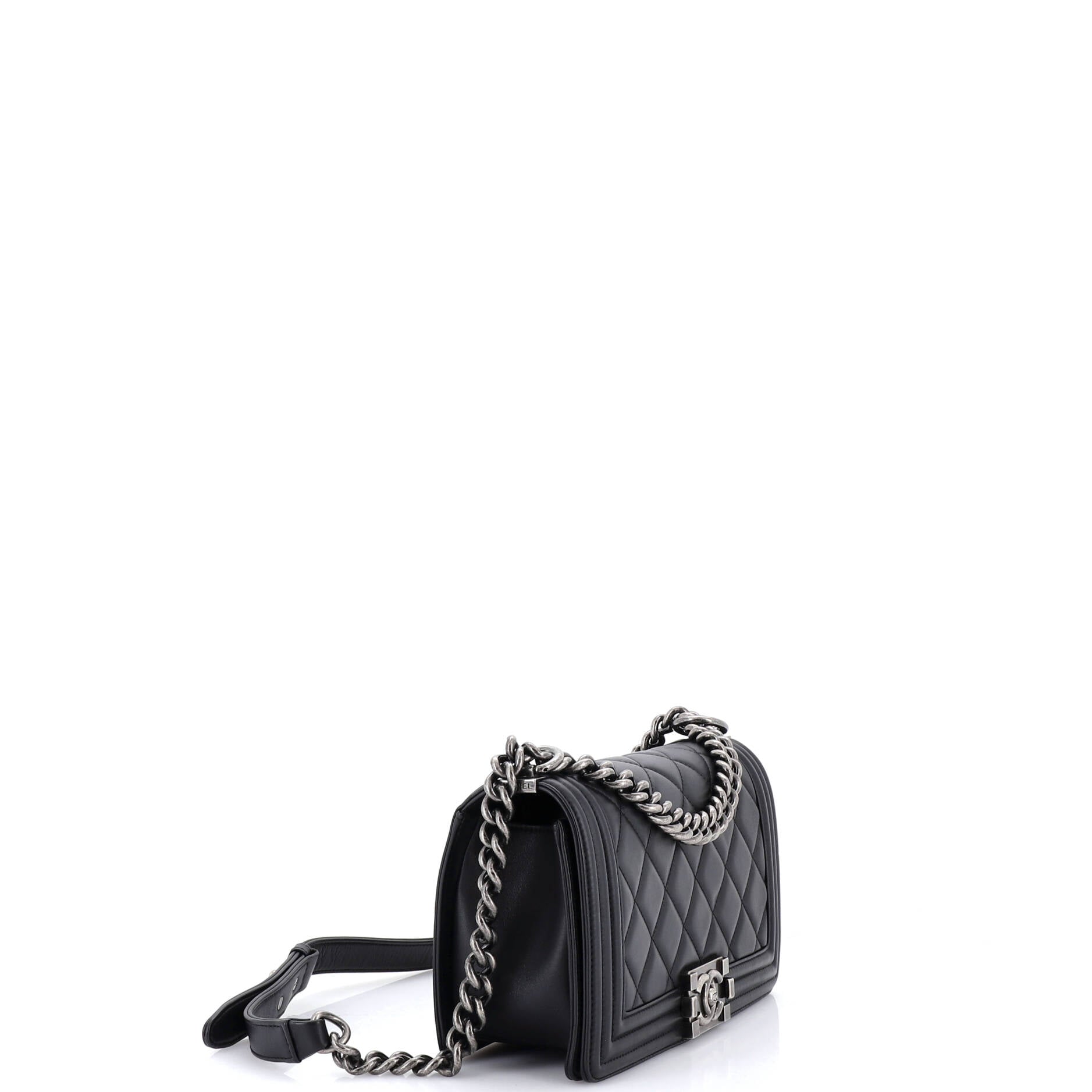 Boy Flap Bag Quilted Lambskin Old Medium