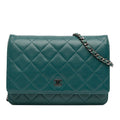 Wallet on Chain Quilted Lambskin