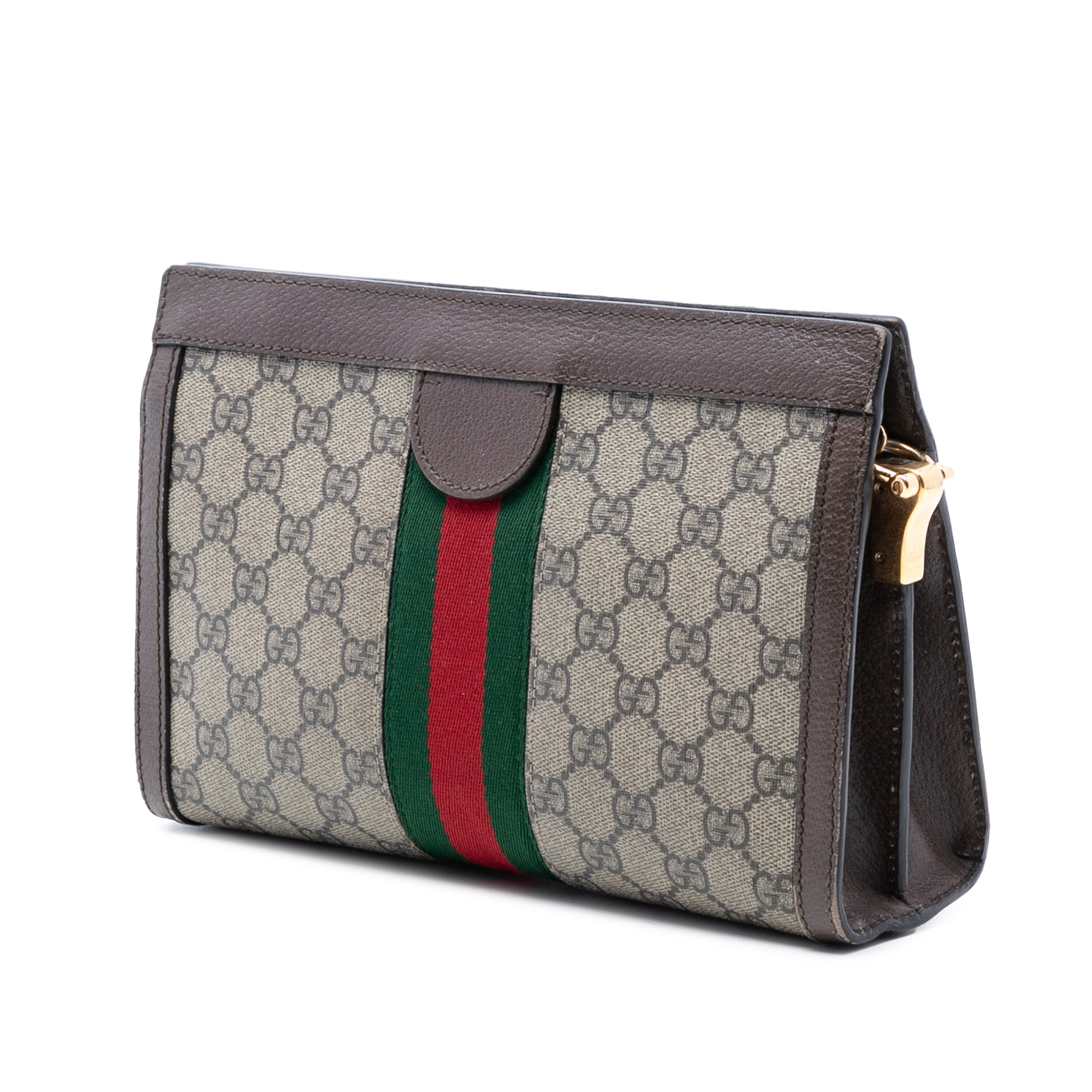 Ophidia Chain Shoulder Bag GG Coated Canvas Small