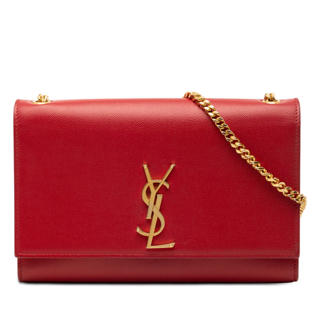 Classic Monogram Crossbody Bag Grainy Leather Medium