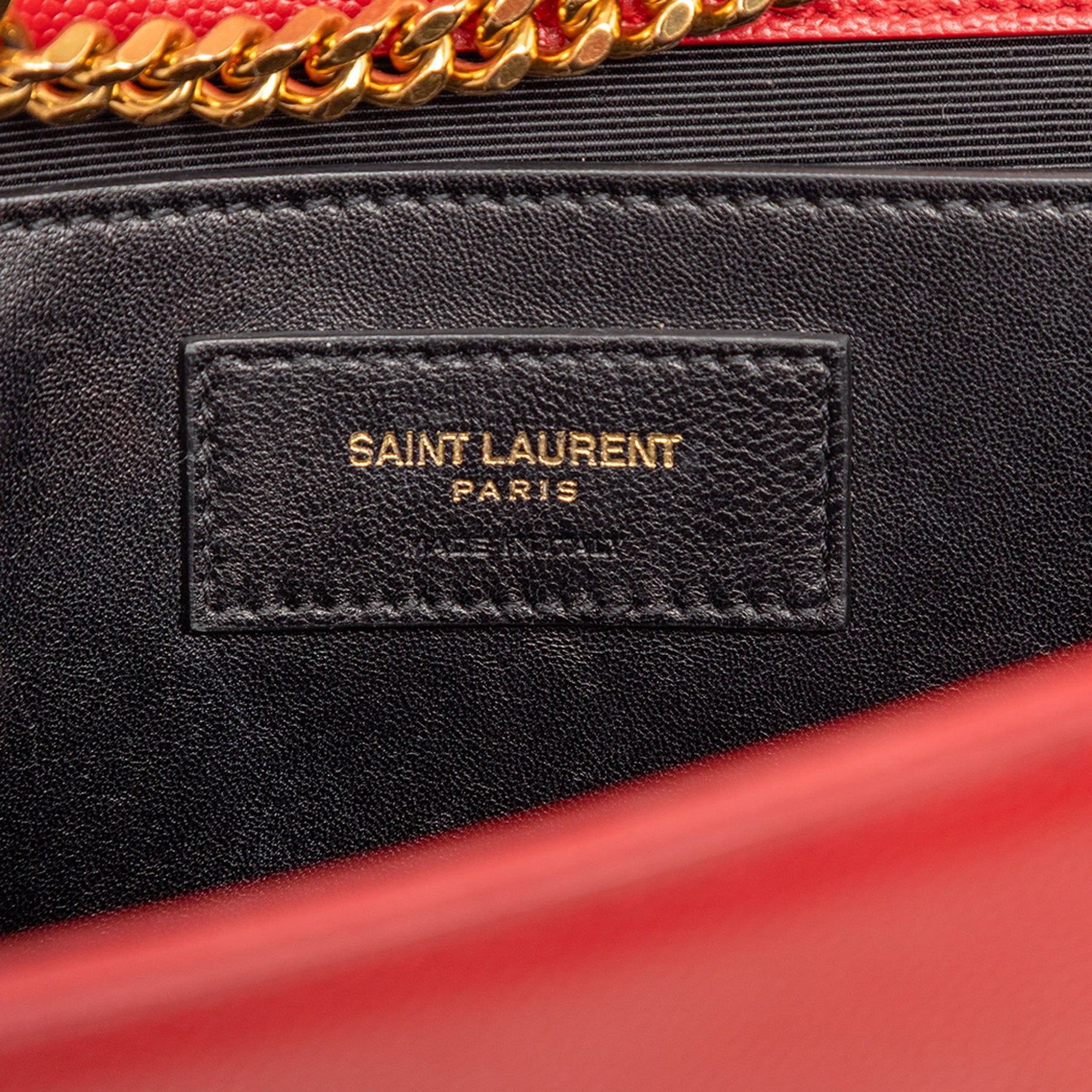 Classic Monogram Crossbody Bag Grainy Leather Medium