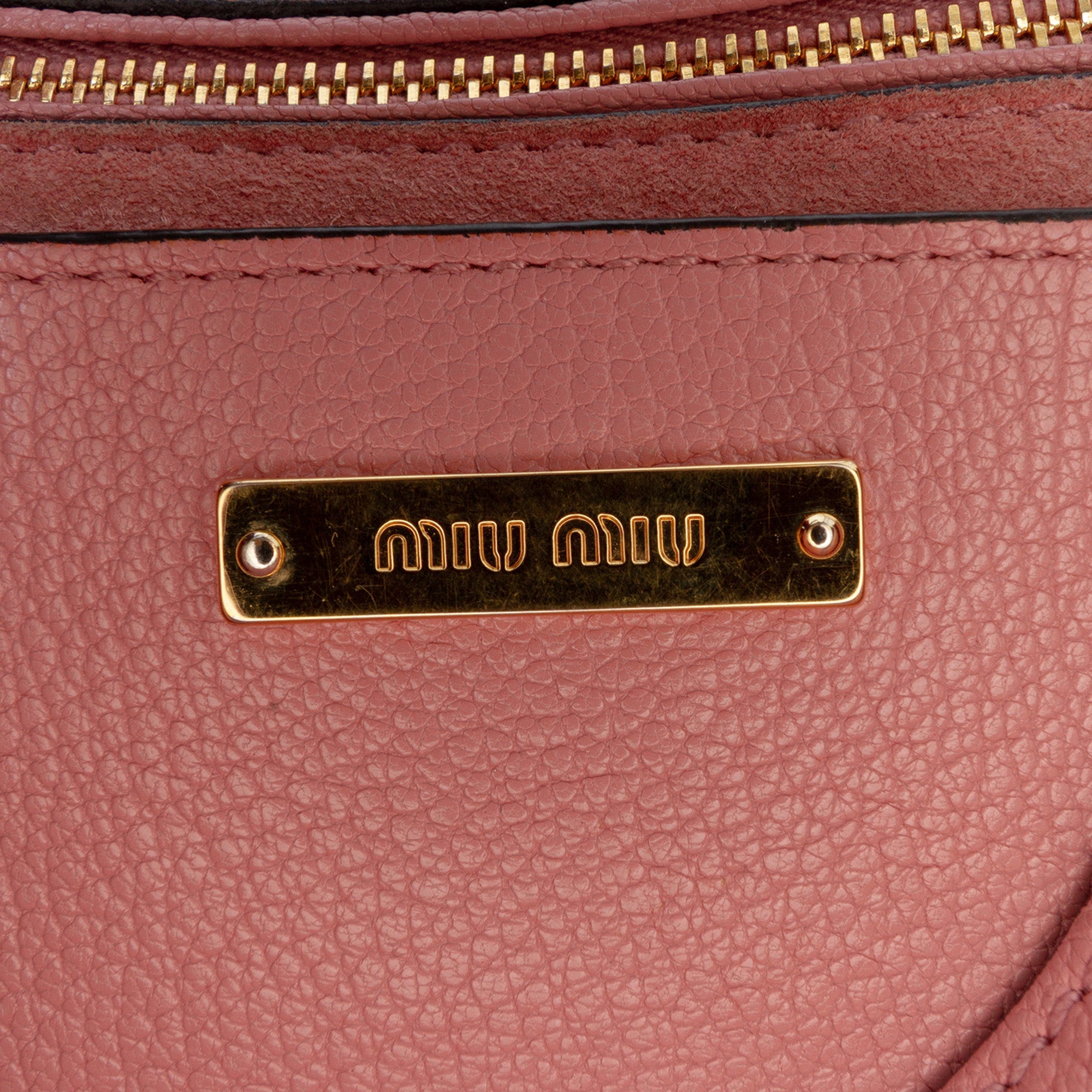 Madras Crystal Buckle Shoulder Bag Leather Small