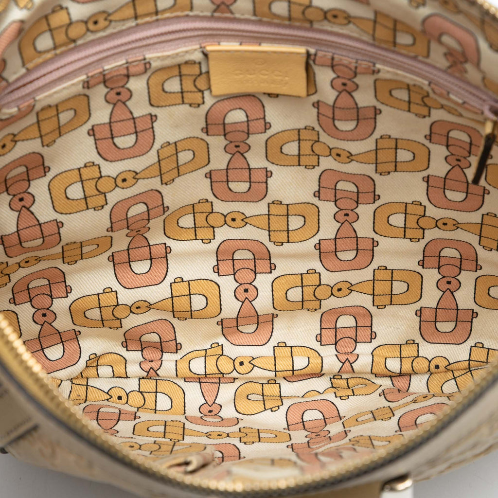 D Ring Messenger Bag Guccissima Leather Small