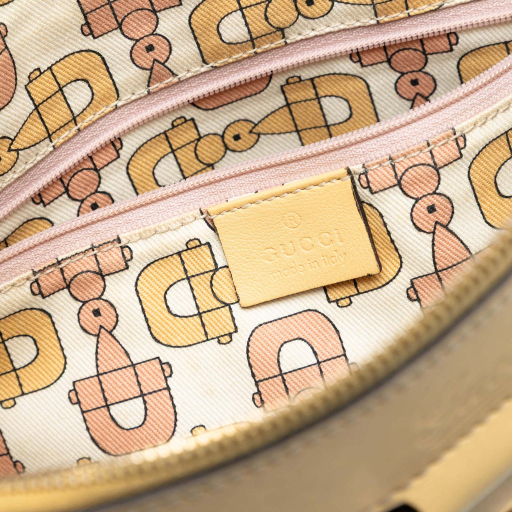 D Ring Messenger Bag Guccissima Leather Small